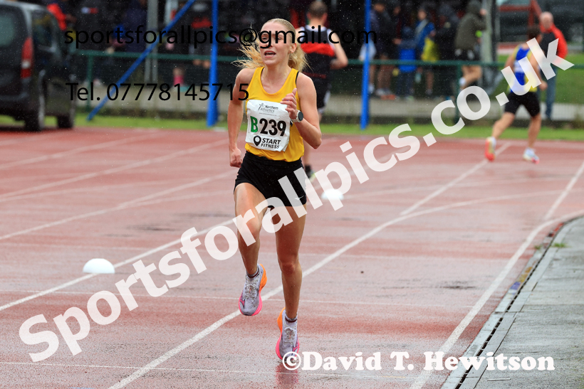 Senior Womens 4 Stage 2025 Northern Athletics Autumn Road Relays, Leigh, Lancashire. Photo: David T. Hewitson/Sports for All Pics